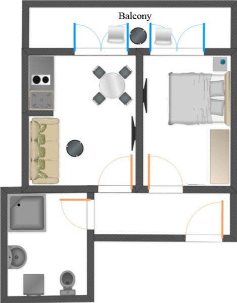 Apartment Neo 2 Free Parking Novi Sad Exterior foto